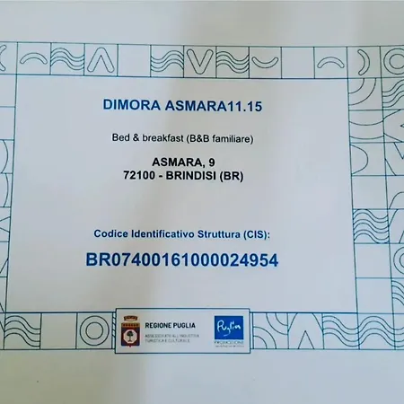 Dimora Asmara 11 15 Apartment *